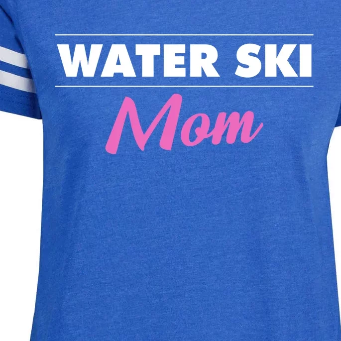 Water Ski Mom Skiing Waterski Waterskiing Waves Holiday Boat Gift Enza Ladies Jersey Football T-Shirt