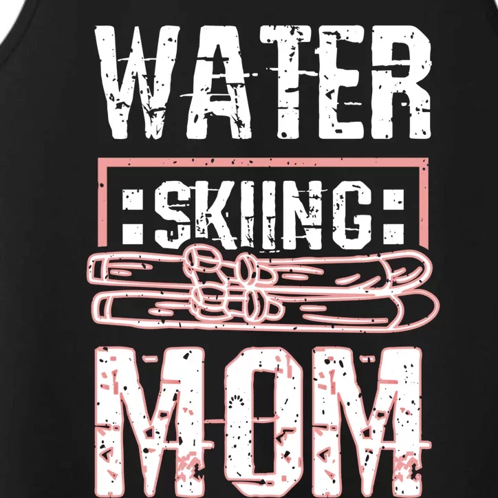 Water Skiing Mom Great Gift Performance Tank