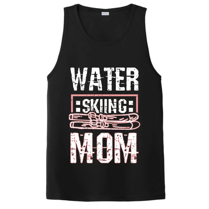 Water Skiing Mom Great Gift Performance Tank