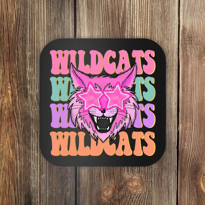 Wildcats School Mascot Coaster