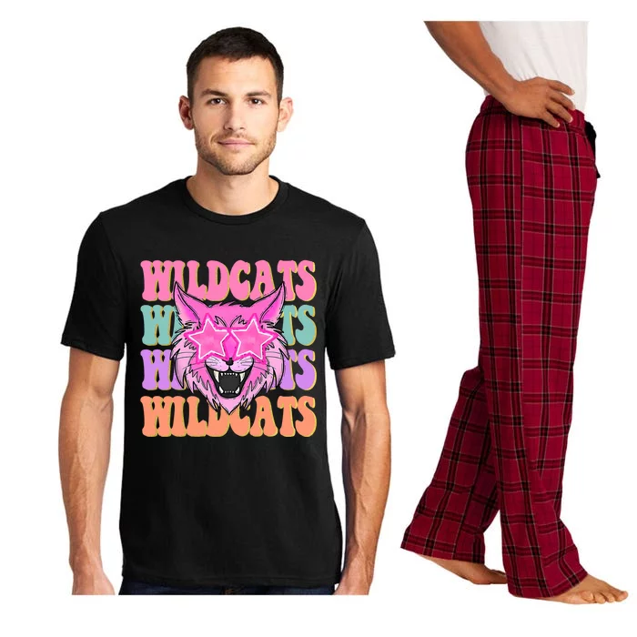 Wildcats School Mascot Pajama Set