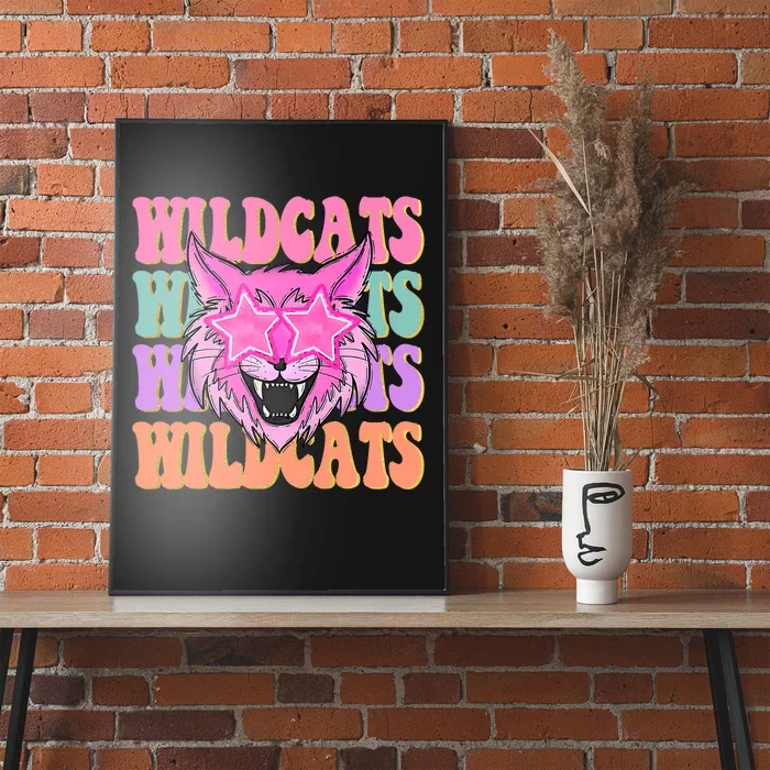 Wildcats School Mascot Poster