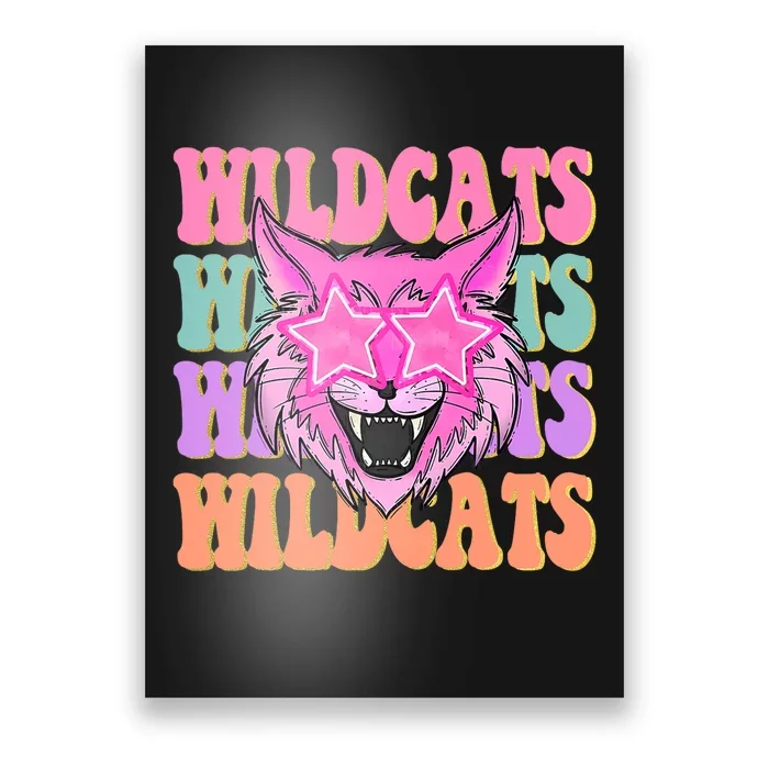 Wildcats School Mascot Poster