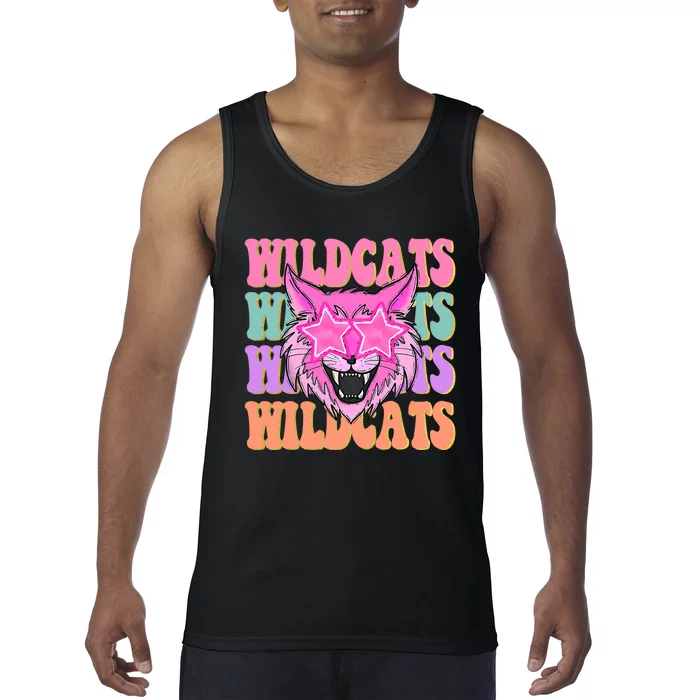 Wildcats School Mascot Tank Top