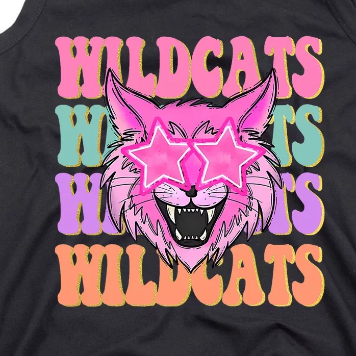 Wildcats School Mascot Tank Top