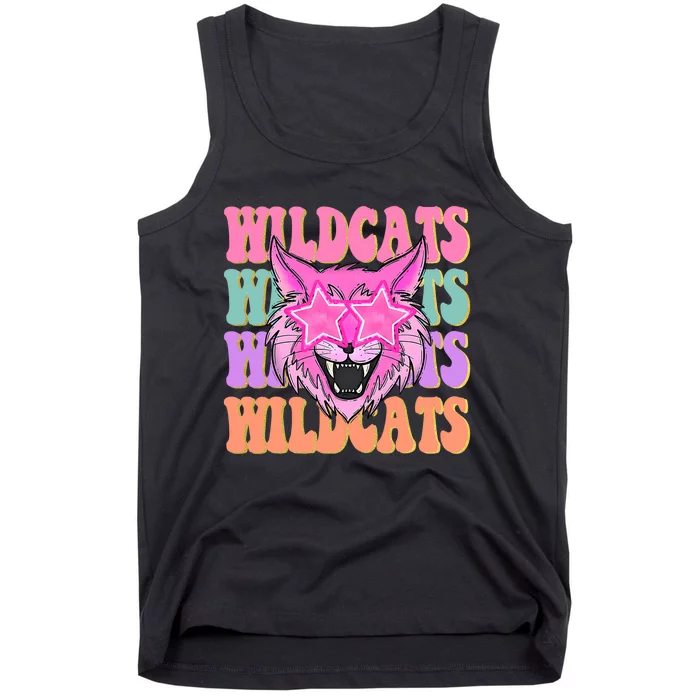 Wildcats School Mascot Tank Top