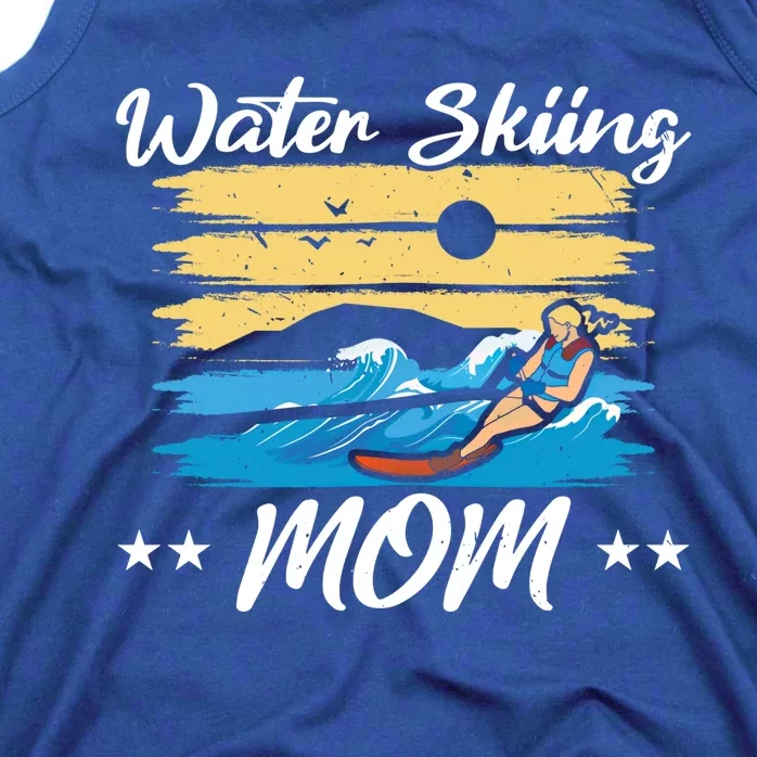 Water Skiing Mom Waterskiing Water Skiing Mothers Day Gift Tank Top