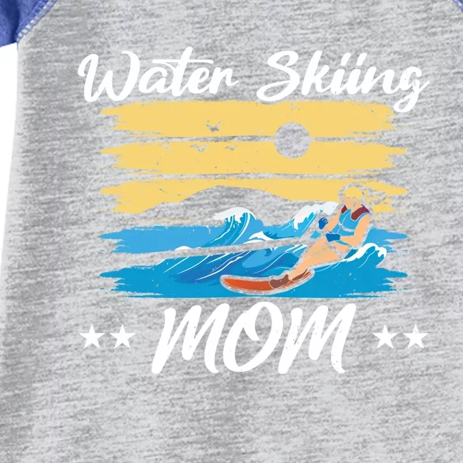 Water Skiing Mom Waterskiing Water Skiing Mothers Day Gift Infant Baby Jersey Bodysuit