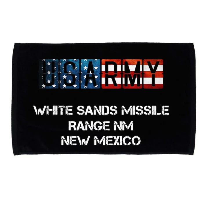 White Sands Missile Range Us Flag Army Microfiber Hand Towel