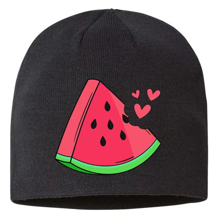 Watermelon Slice Melon Summer Vacation Season Fruit Lovers 8 1/2in Sustainable Knit Beanie