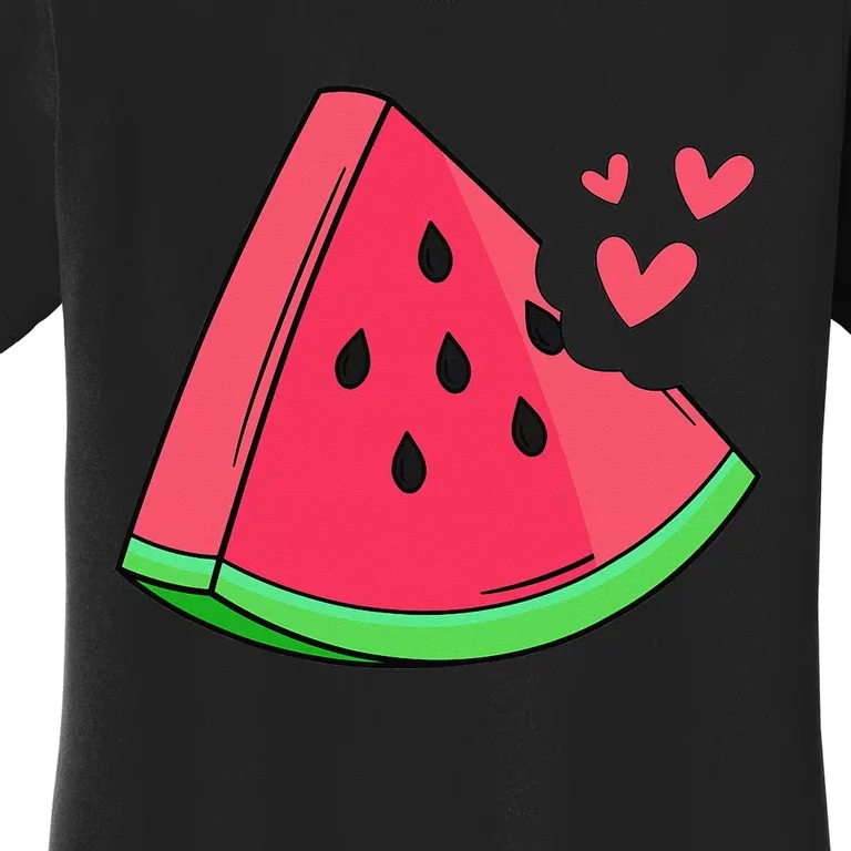 Watermelon Slice Melon Summer Vacation Season Fruit Lovers Women's T-Shirt