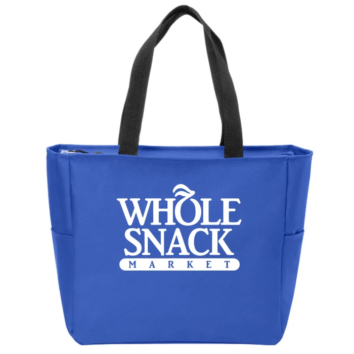 Whole Snack Market Zip Tote Bag