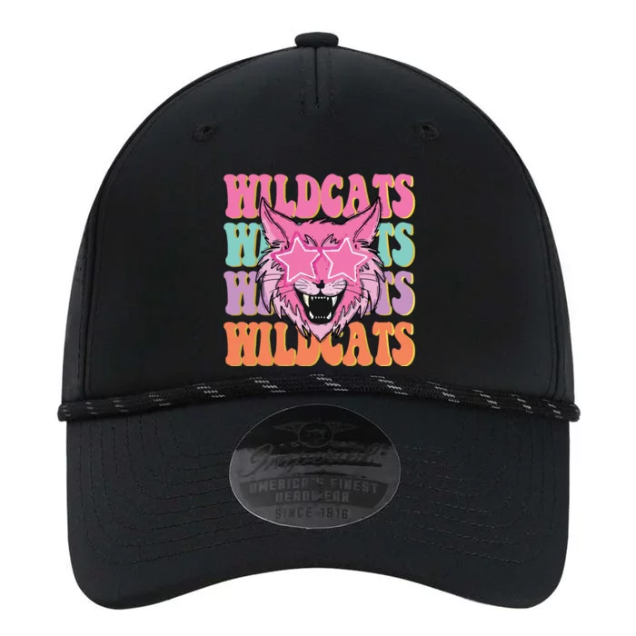 Wildcats School Mascot Sport Mom Wildcats Performance The Dyno Cap