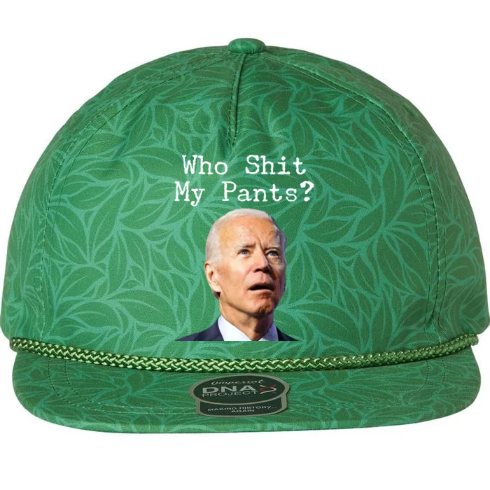 Who Shit My Pant's Funny Anti Joe Biden Aloha Rope Hat