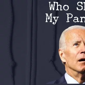 Who Shit My Pant's Funny Anti Joe Biden Full Zip Hoodie