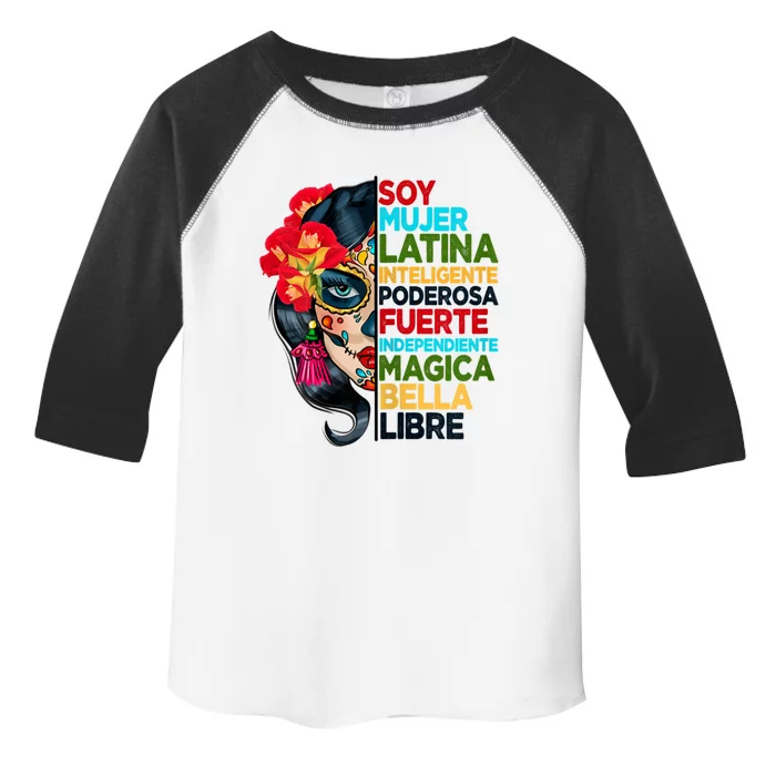 Womens Soy Mujer Latina Tee Poderosa Magica Bella Hispanic Heritage Toddler Fine Jersey T-Shirt