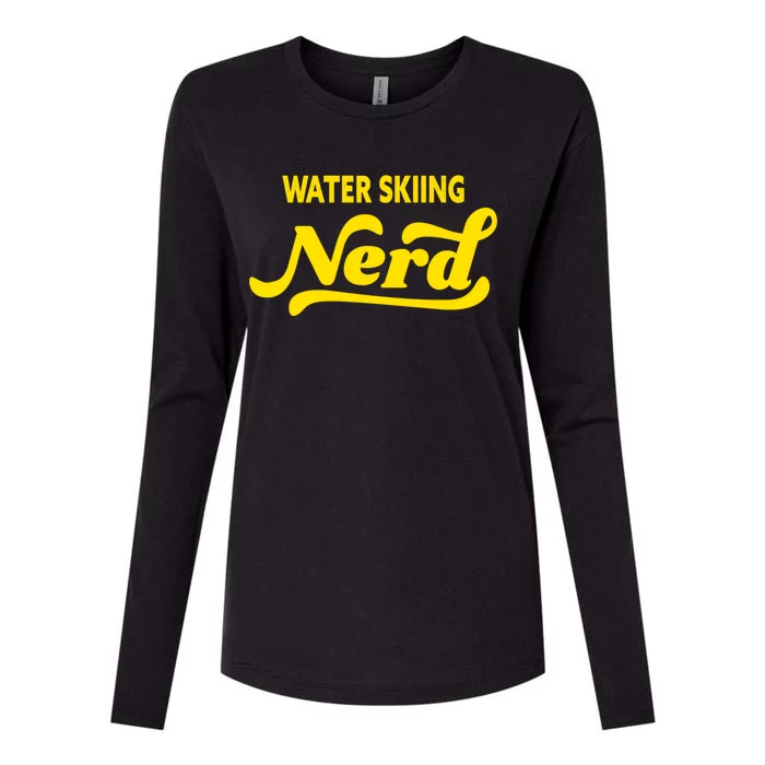 Water Skiing Nerd Cute Gift Womens Cotton Relaxed Long Sleeve T-Shirt