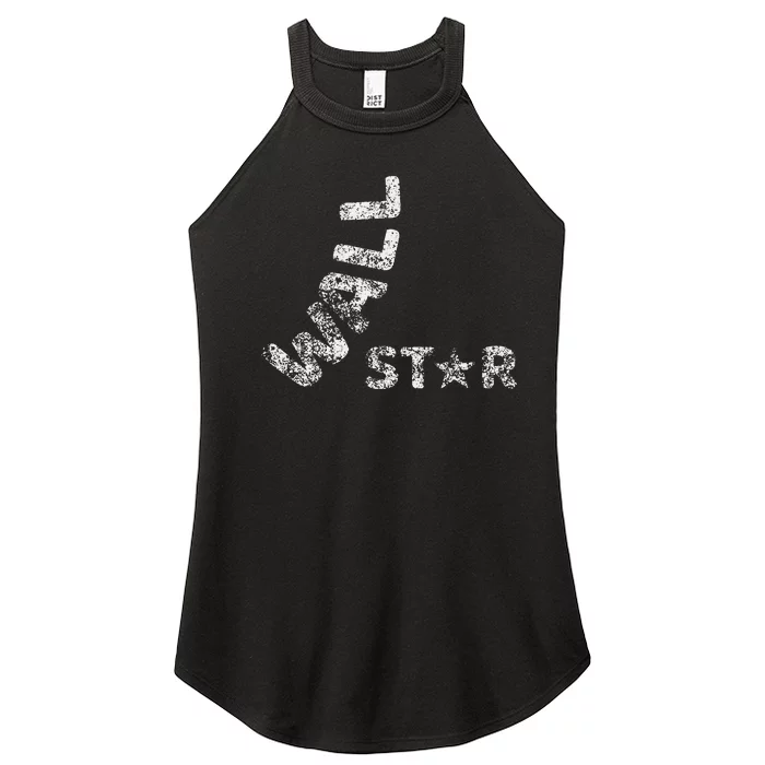 Wall Star Ninja Warrior Warped Wall Gym funny Training Women’s Perfect Tri Rocker Tank