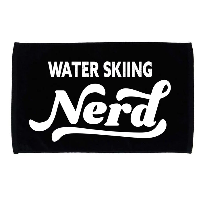 Water Skiing Nerd Gift Microfiber Hand Towel