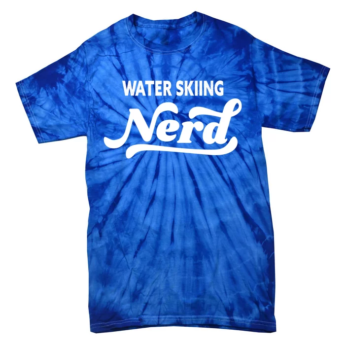 Water Skiing Nerd Gift Tie-Dye T-Shirt