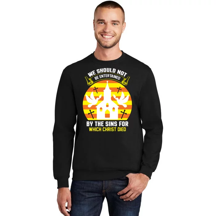 We Should Not Be Entertained By The Sins For Which Christ Died Sweatshirt