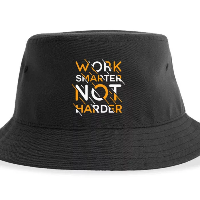 Work Smarter Not Harder Sustainable Bucket Hat