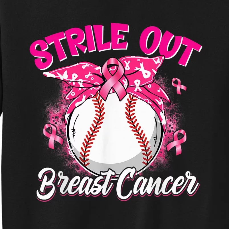 Wo Strike Out Breast Cancer Awareness Baseball Fighters Sweatshirt