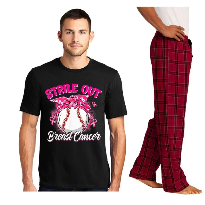 Wo Strike Out Breast Cancer Awareness Baseball Fighters Pajama Set