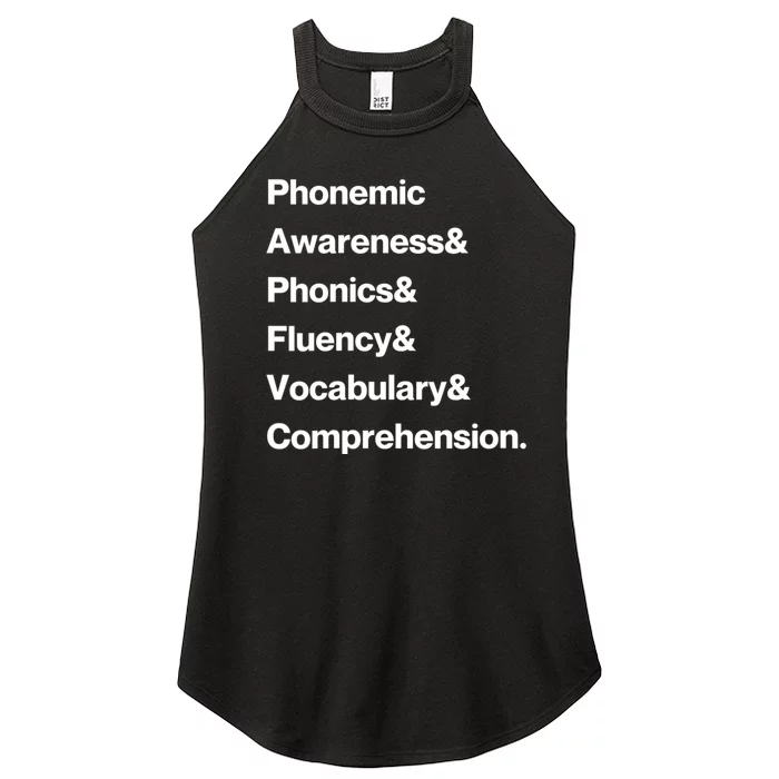 Womens Science Of Reading Teacher Structured Literacy Women’s Perfect Tri Rocker Tank