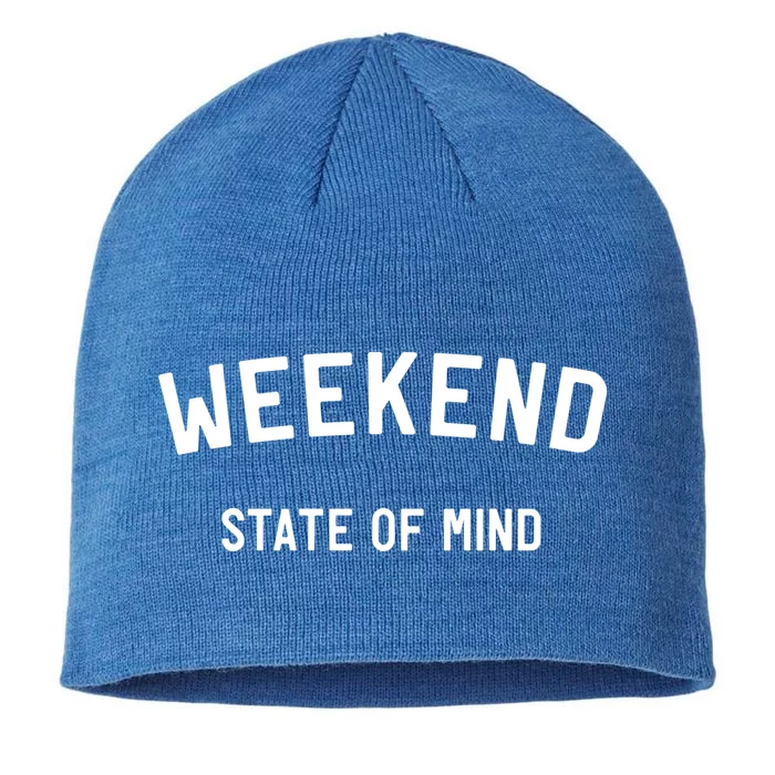 Weekend State Of Mind Gift 8 1/2in Sustainable Knit Beanie