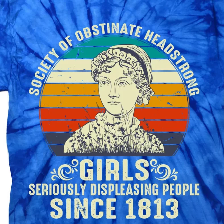 Womens Society Of Obstinate Headstrong Jane Austen Tie-Dye T-Shirt