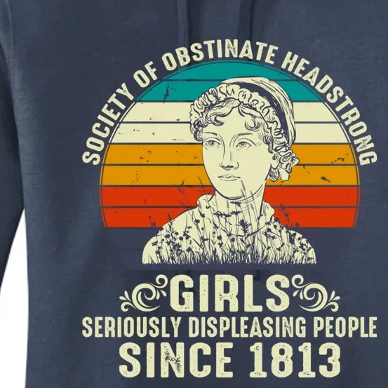 Womens Society Of Obstinate Headstrong Jane Austen Women's Pullover Hoodie