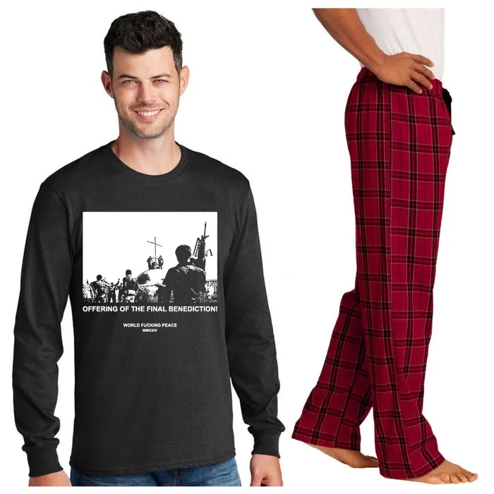 Worldfuckingpeace Store Offering Of The Final Benediction Long Sleeve Pajama Set