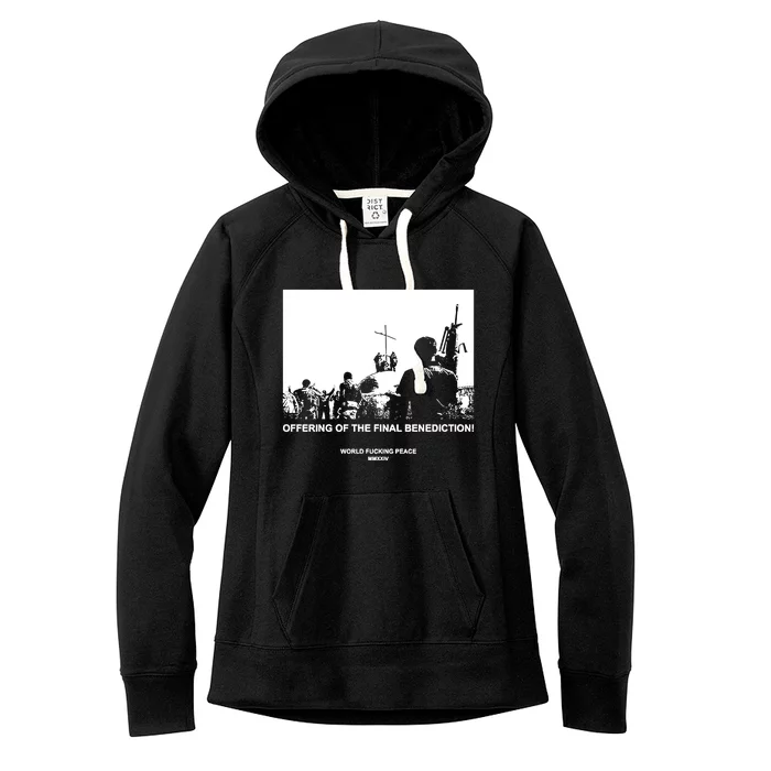 Worldfuckingpeace Store Offering Of The Final Benediction Women's Fleece Hoodie