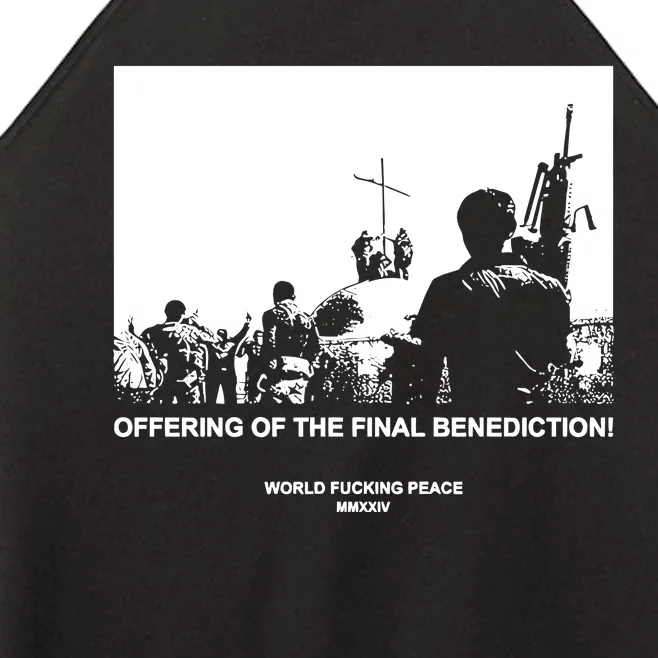 Worldfuckingpeace Store Offering Of The Final Benediction Women’s Perfect Tri Rocker Tank