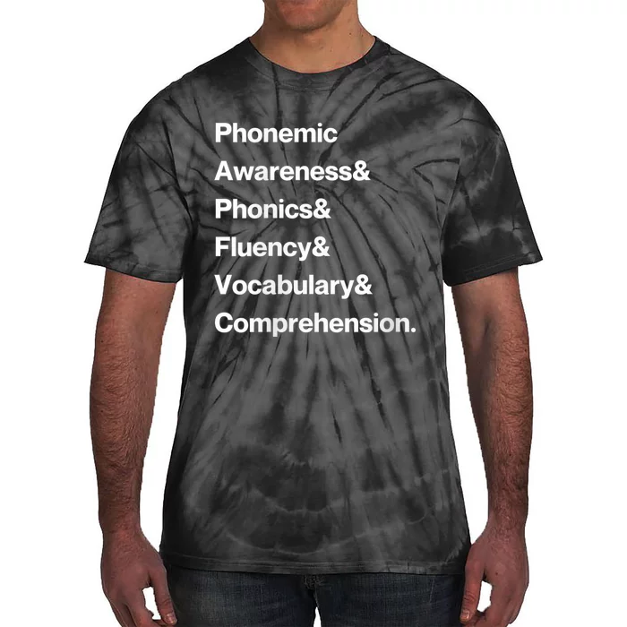 Wo Science of Reading Teacher Structured Literacy Tie-Dye T-Shirt