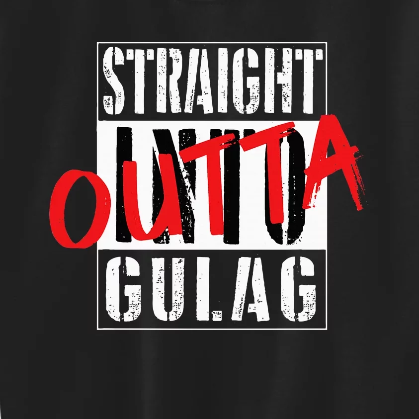 Warzone Straight Outta Gulag Duty Call Gamer Gift Kids Sweatshirt