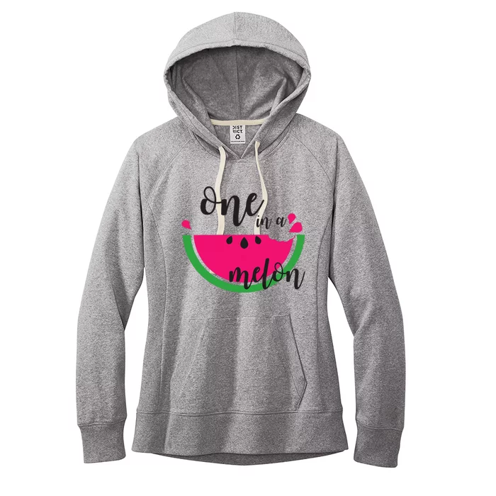 Watermelon Summer One in a Melon Fruit cool Tee gift Women's Fleece Hoodie