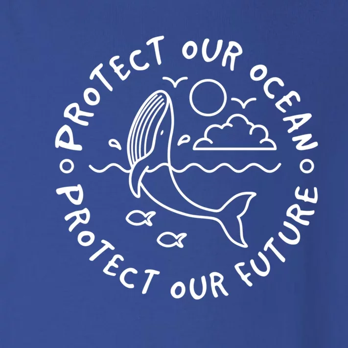 Whale Shark Protect Ocean Protect Our Future Gift Toddler Long Sleeve Shirt