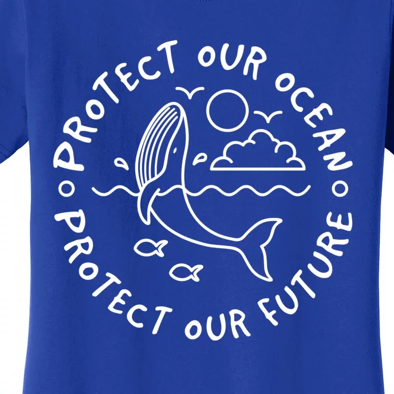 Whale Shark Protect Ocean Protect Our Future Gift Women's T-Shirt