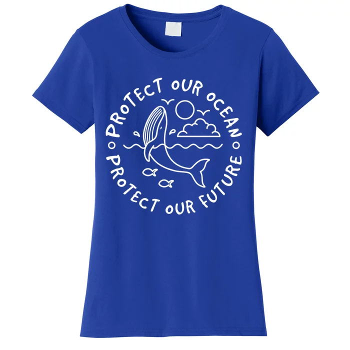 Whale Shark Protect Ocean Protect Our Future Gift Women's T-Shirt