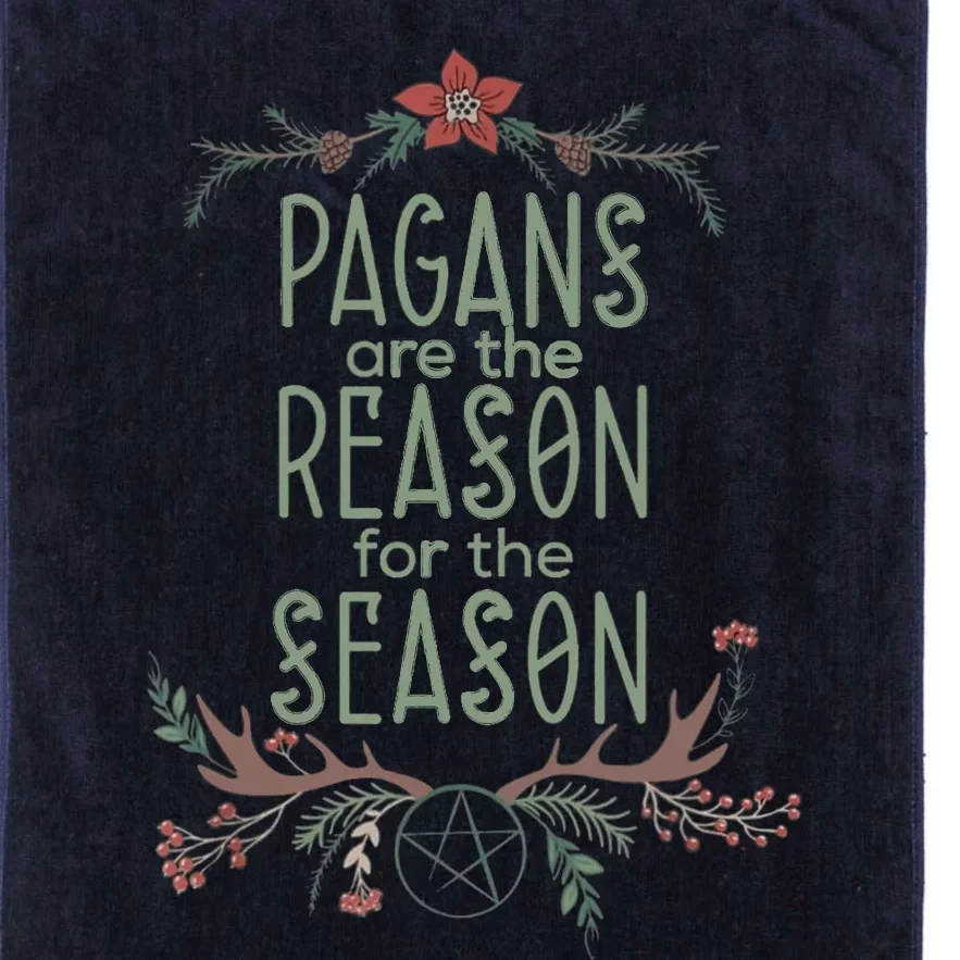 Winter Solstice Pagans Are The Reason For The Season Yule Platinum Collection Golf Towel