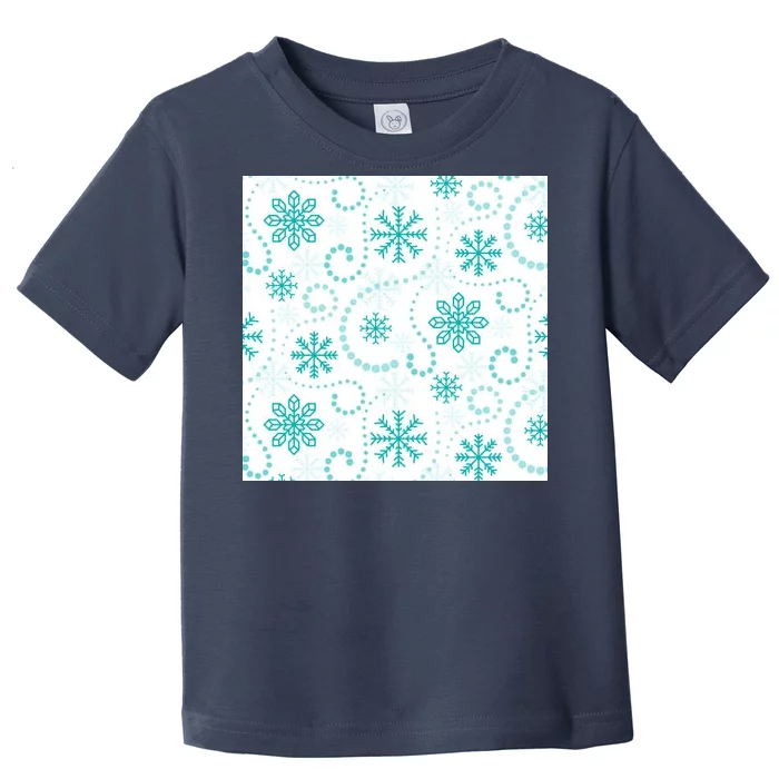 Winter Snowflakes Pattern Toddler T-Shirt