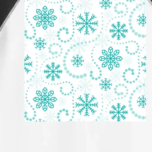 Winter Snowflakes Pattern Toddler Fine Jersey T-Shirt