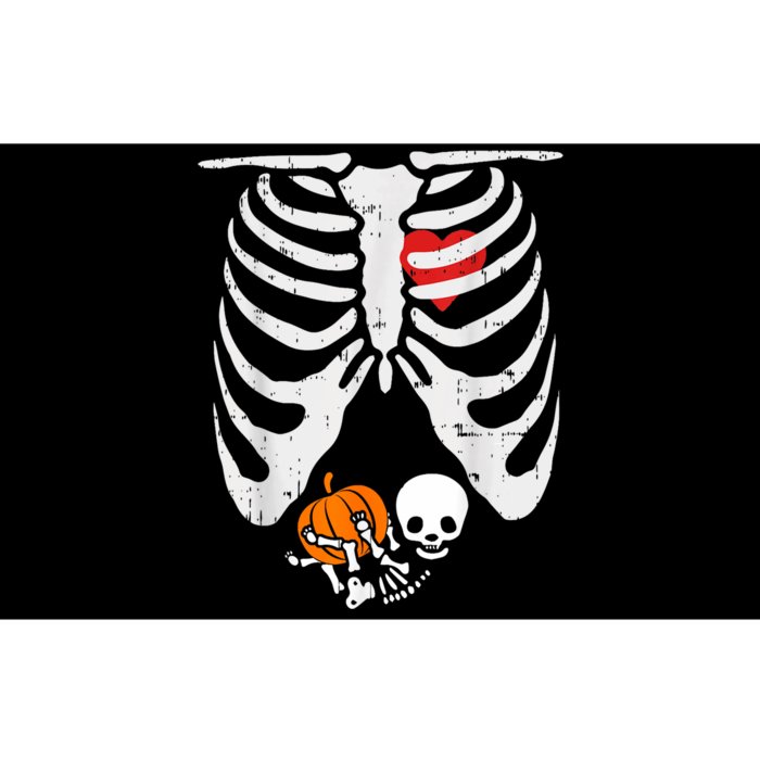 Women Skeleton Pregnancy Announcement Mom Halloween Bumper Sticker