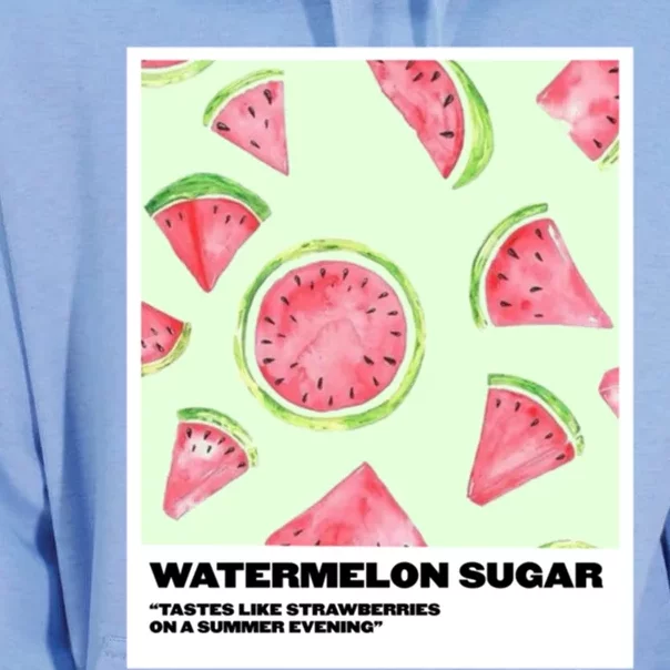 Watermelon Sugar Polaroid Unisex Surf Hoodie