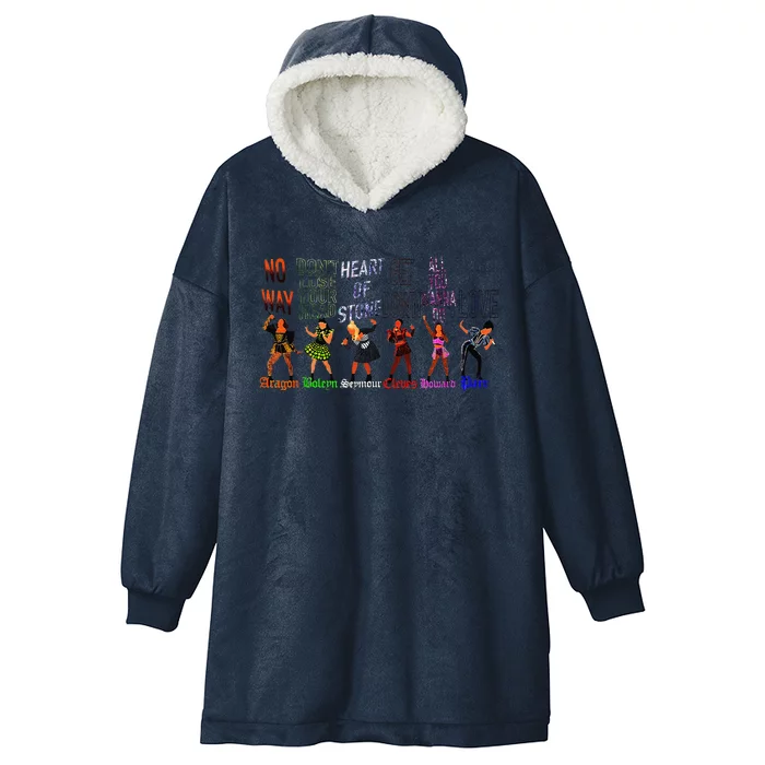 WeRe Six Queens Musical Theatre Theater Musicals Hooded Wearable Blanket