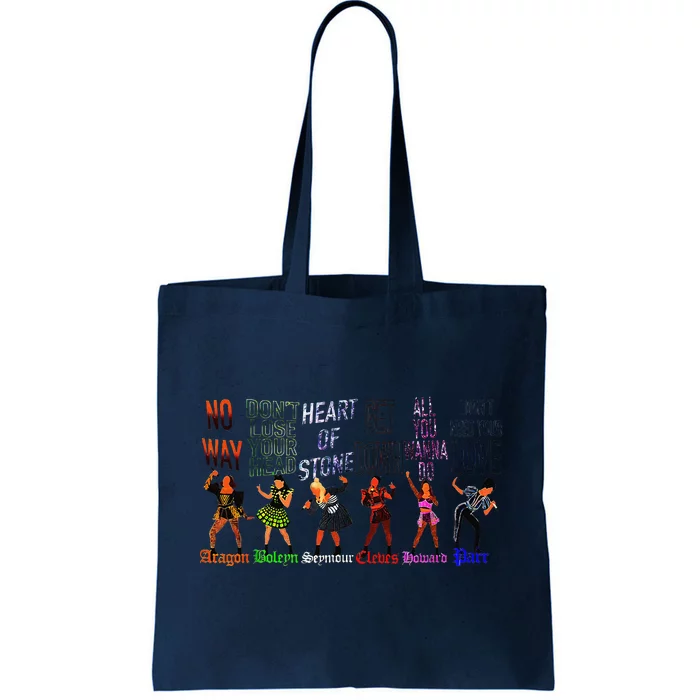 WeRe Six Queens Musical Theatre Theater Musicals Tote Bag