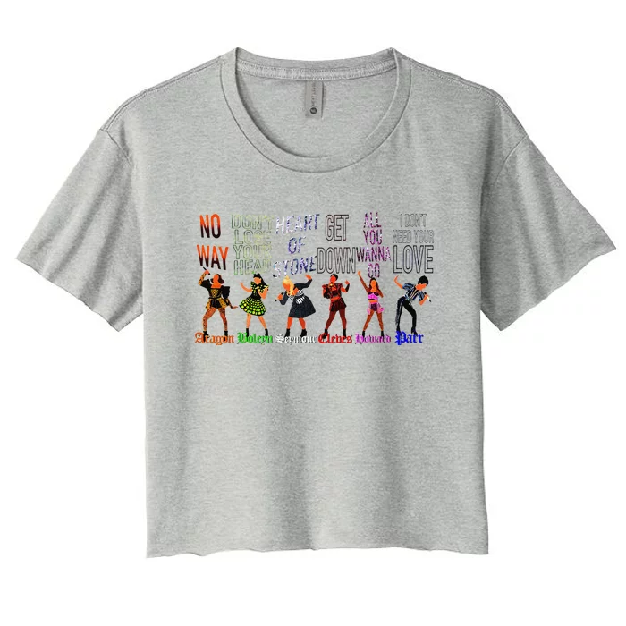 WeRe Six Queens Musical Theatre Theater Musicals Women's Crop Top Tee