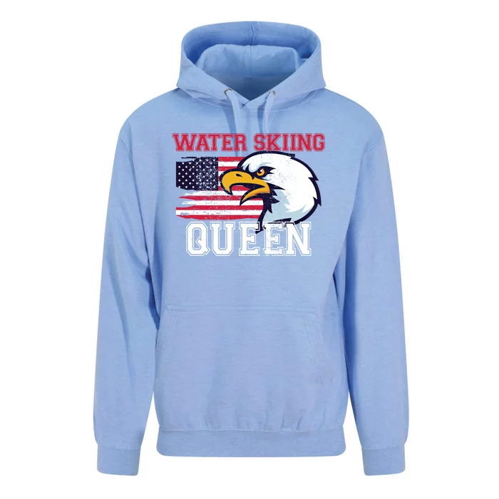 Water Skiing Queen Water Skier Gift Unisex Surf Hoodie